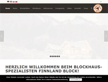 Tablet Screenshot of finnland-block.com